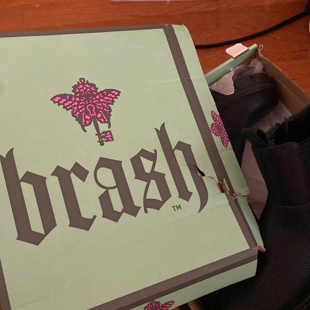 Brash combat boots